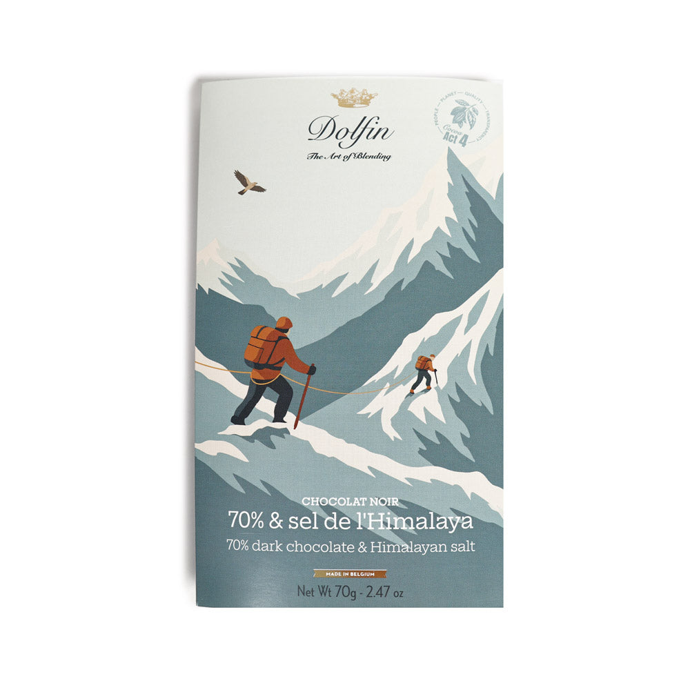 70% Dunkle Schokolade mit Himalaya Salz