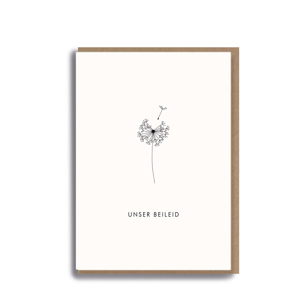 Folded Card DANDELION
