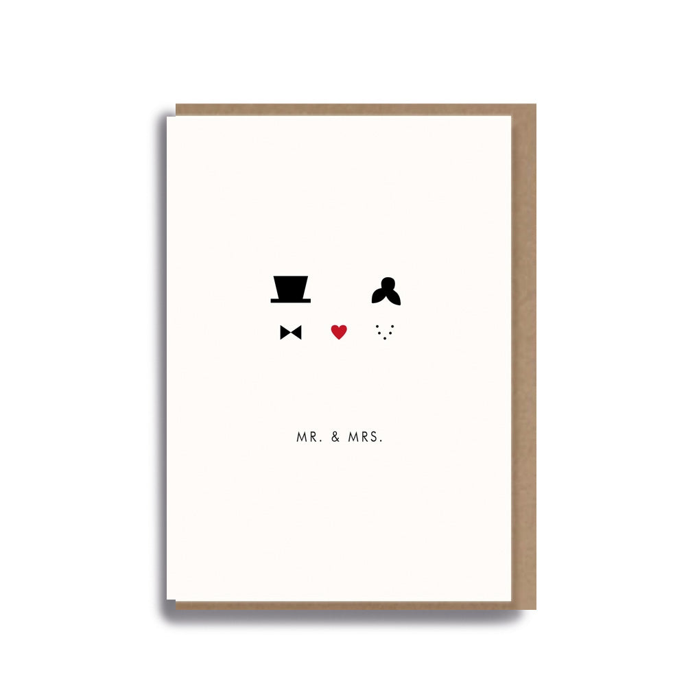 Folding Card MR. & MRS.