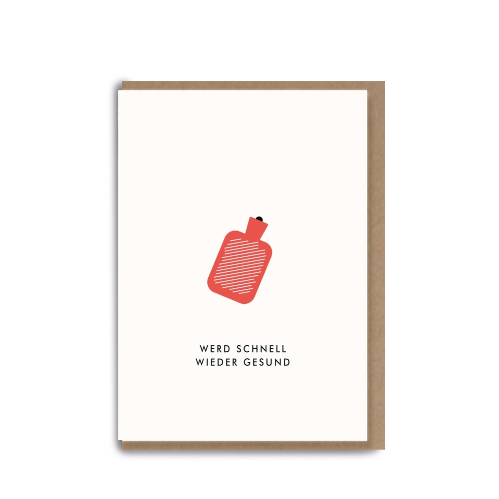 Greeting Card HOT WATER BOTTLE