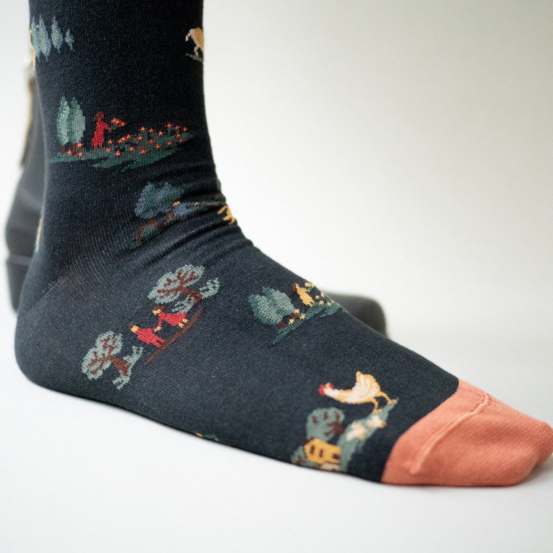 Knee Socks Farm Life AT 904 (39-41)