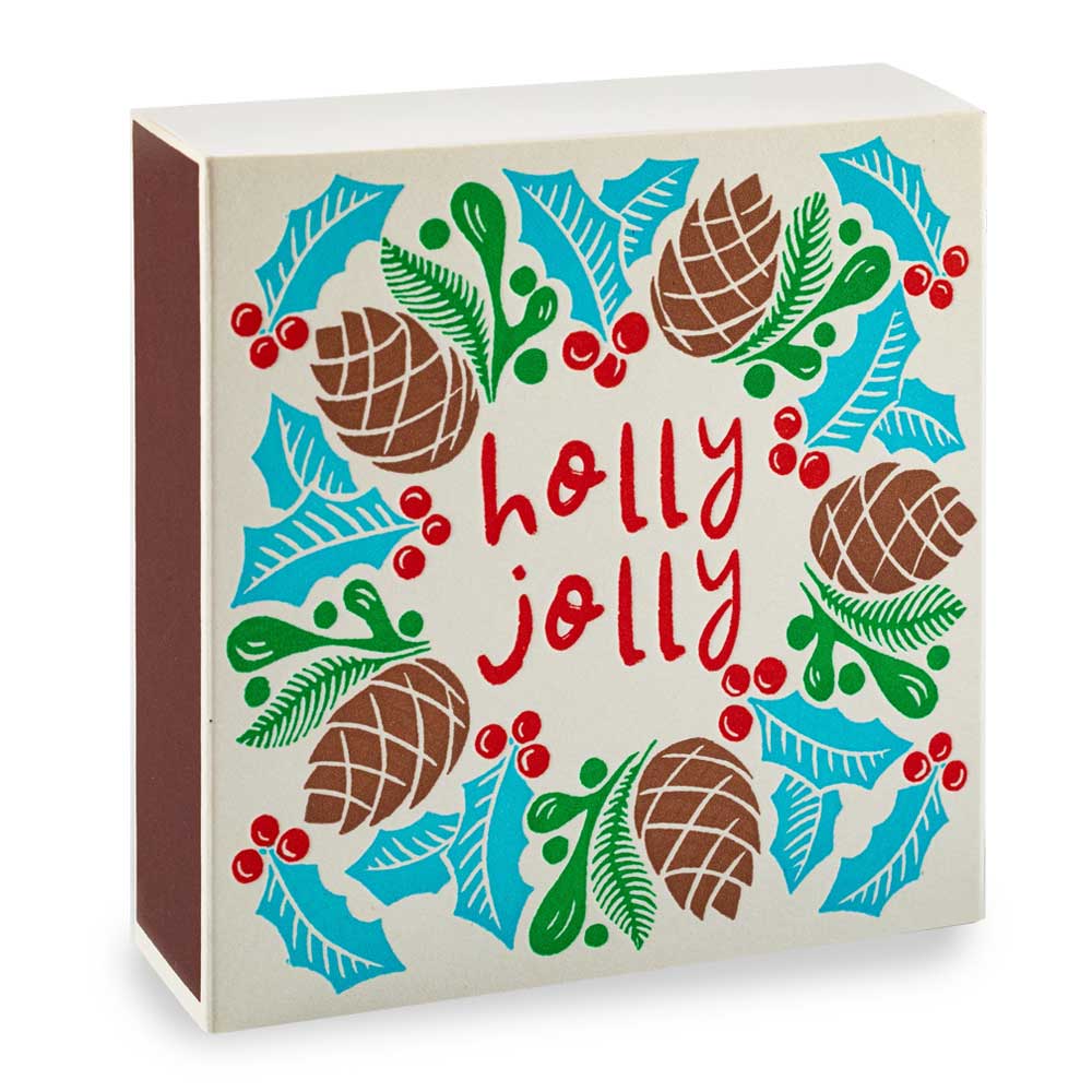 Luxury Matches Holly Jolly Wreath B391