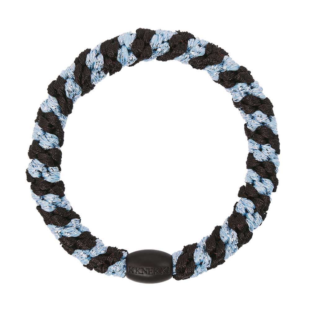 KKNEKKI Brown seablue glitter stripe