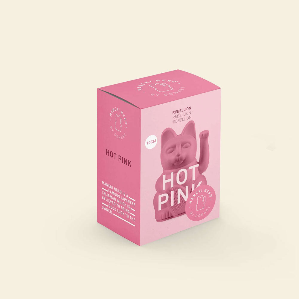 Kleine Winkekatze - Rebellion, Hot Pink
