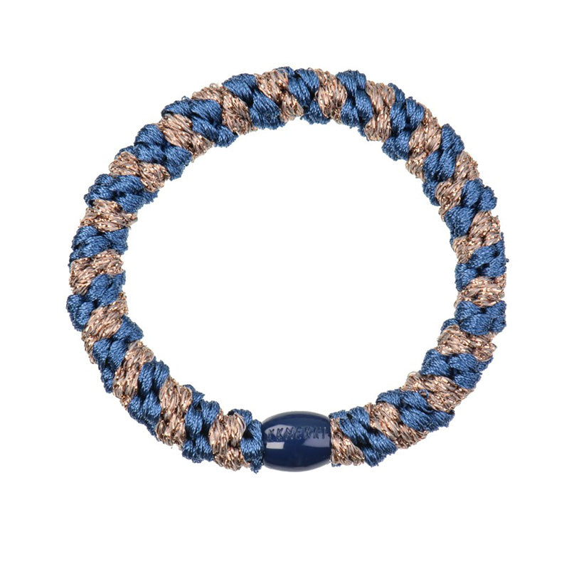 KKNEKKI Indigo Taupe Glitter Stripe