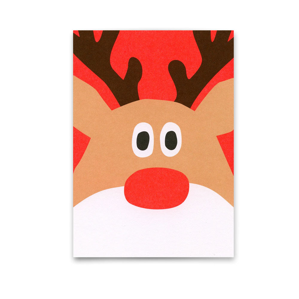 Postkarte Rentier