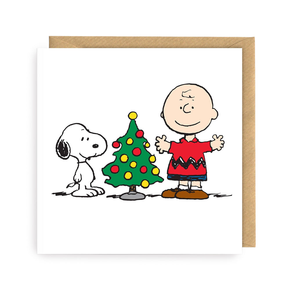 Klappkarte Maxi Snoopy small tree