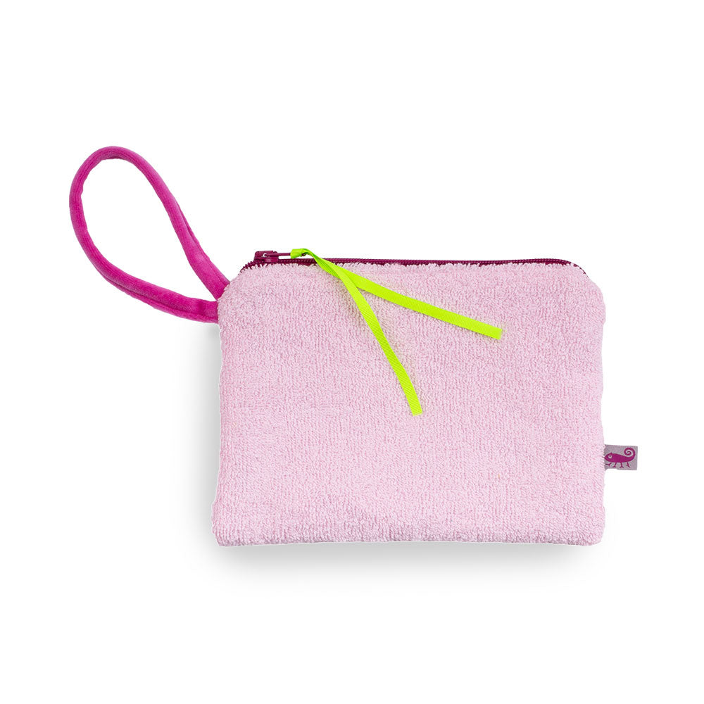 Kleine Frotteetasche Ice rose