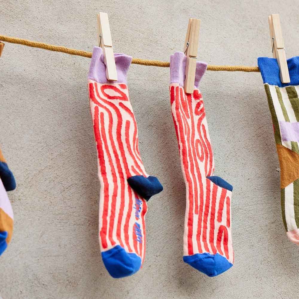 Socken Woolywood rot
