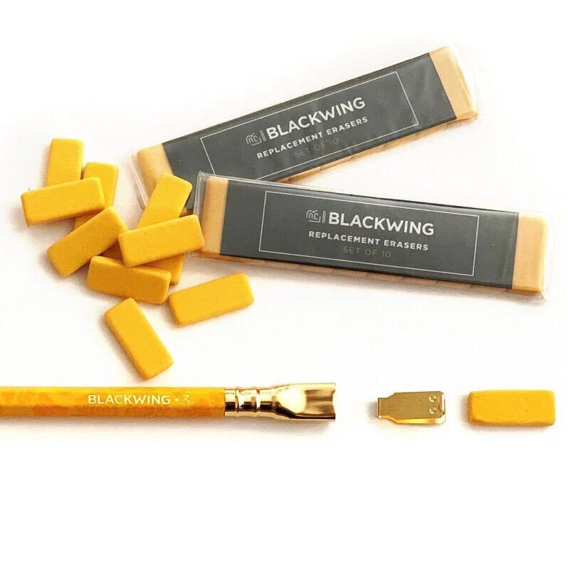 Blackwing Ersatzradierer Schwarz (10 Stück)