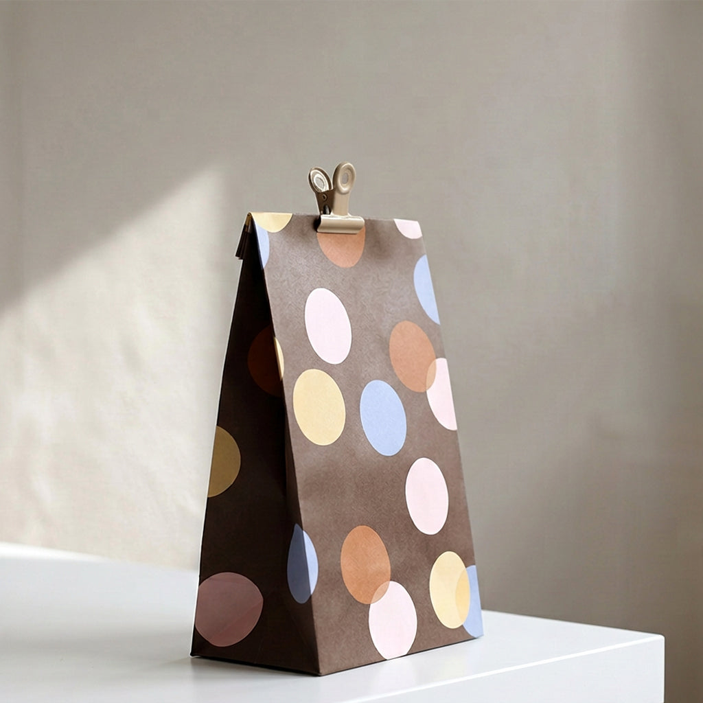 Papiergeschenktüte Big Confetti (S, mit Boden)
