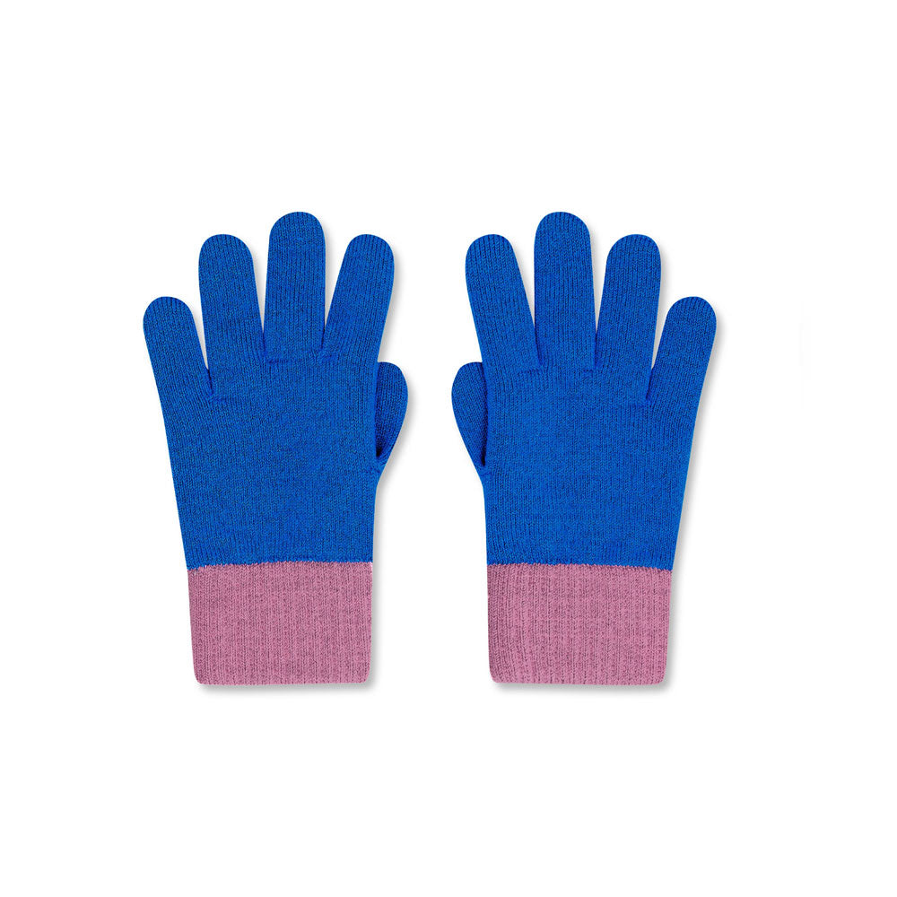 Fingerhandschuhe Merinowolle Cobalt Blue