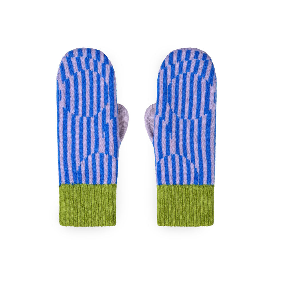 Fäustlinge Merinowolle TNR cobalt