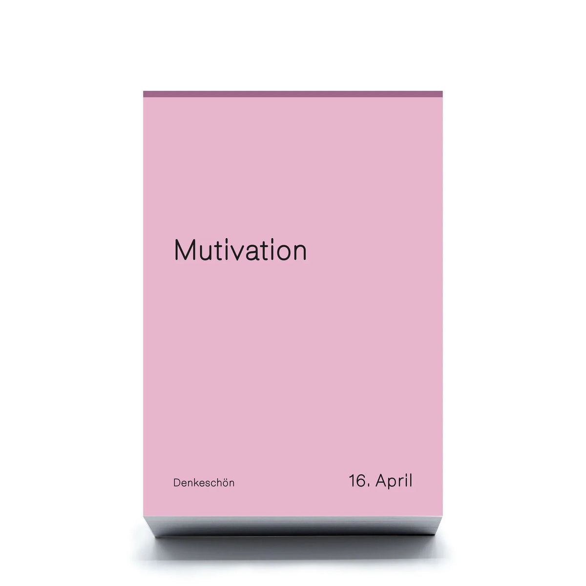 Jahresunabhängiger Tischkalender Denkeschön