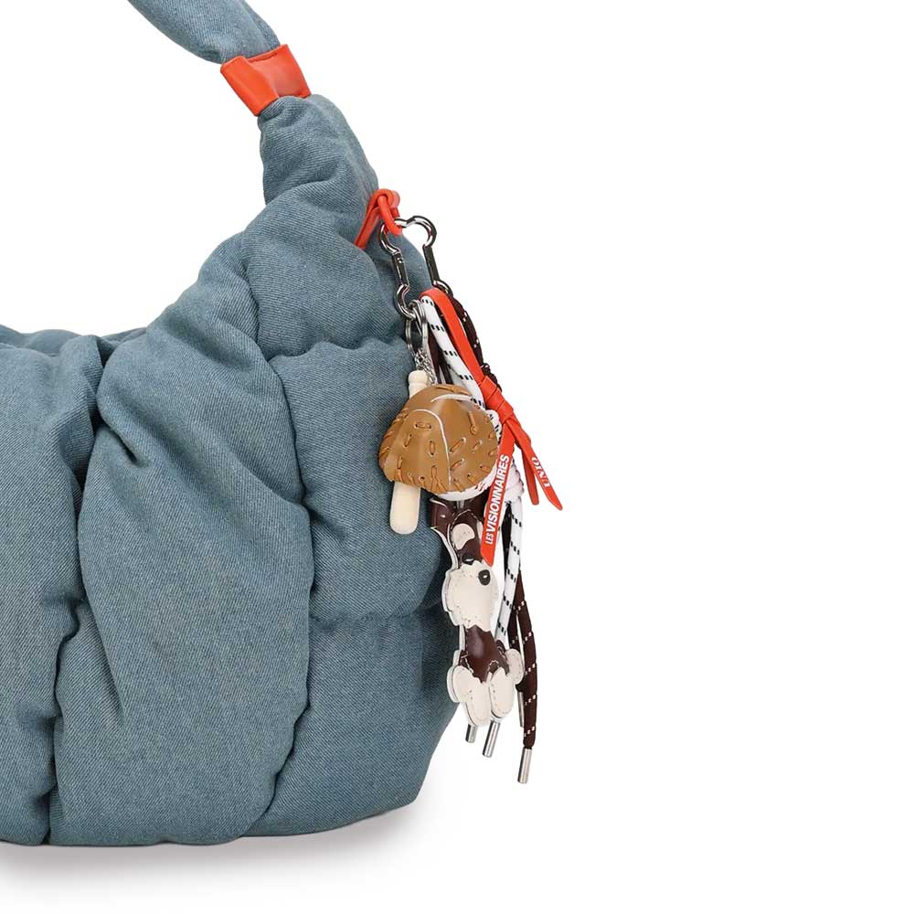 Bag Charm Baseball Dog