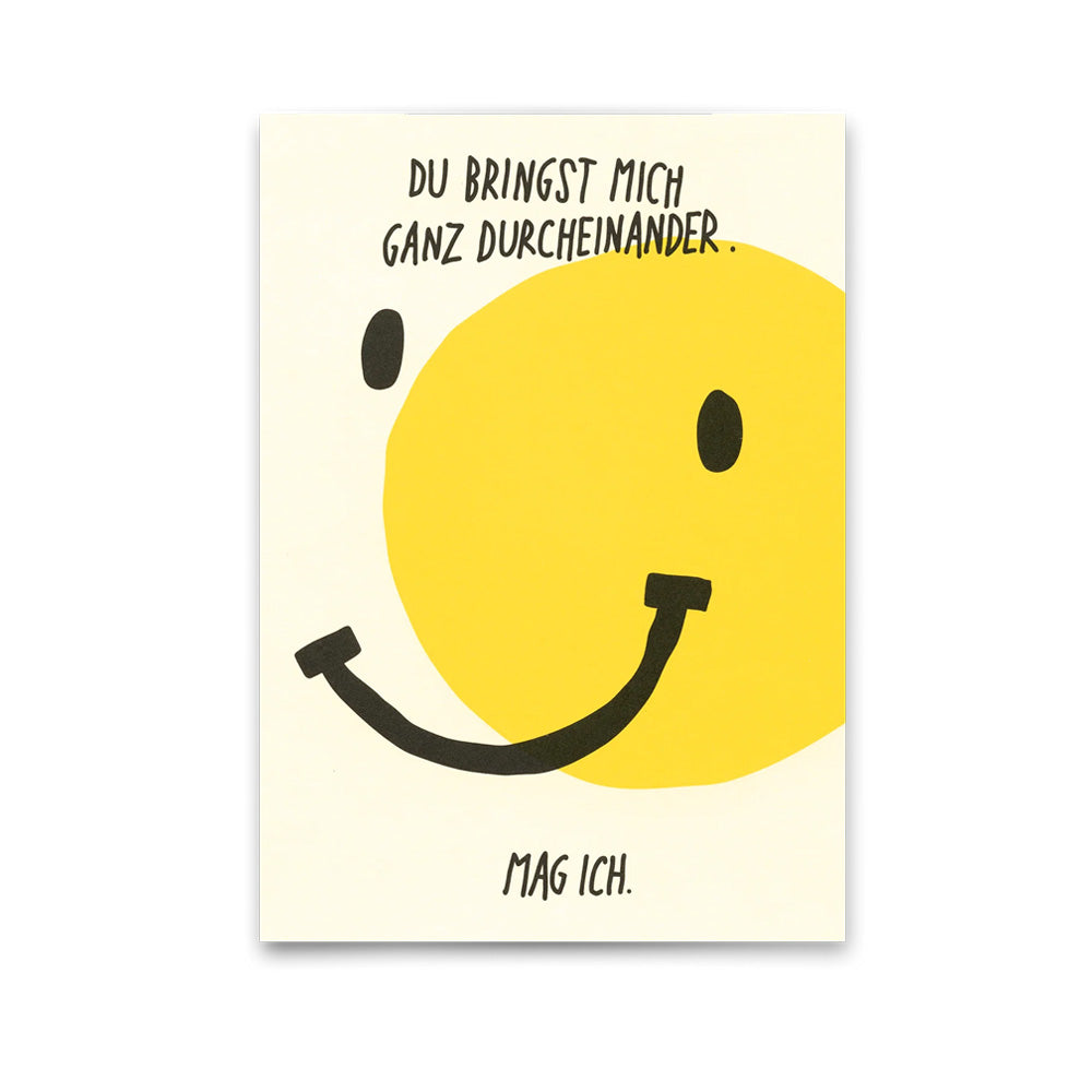 Postkarte Ganz durcheinander