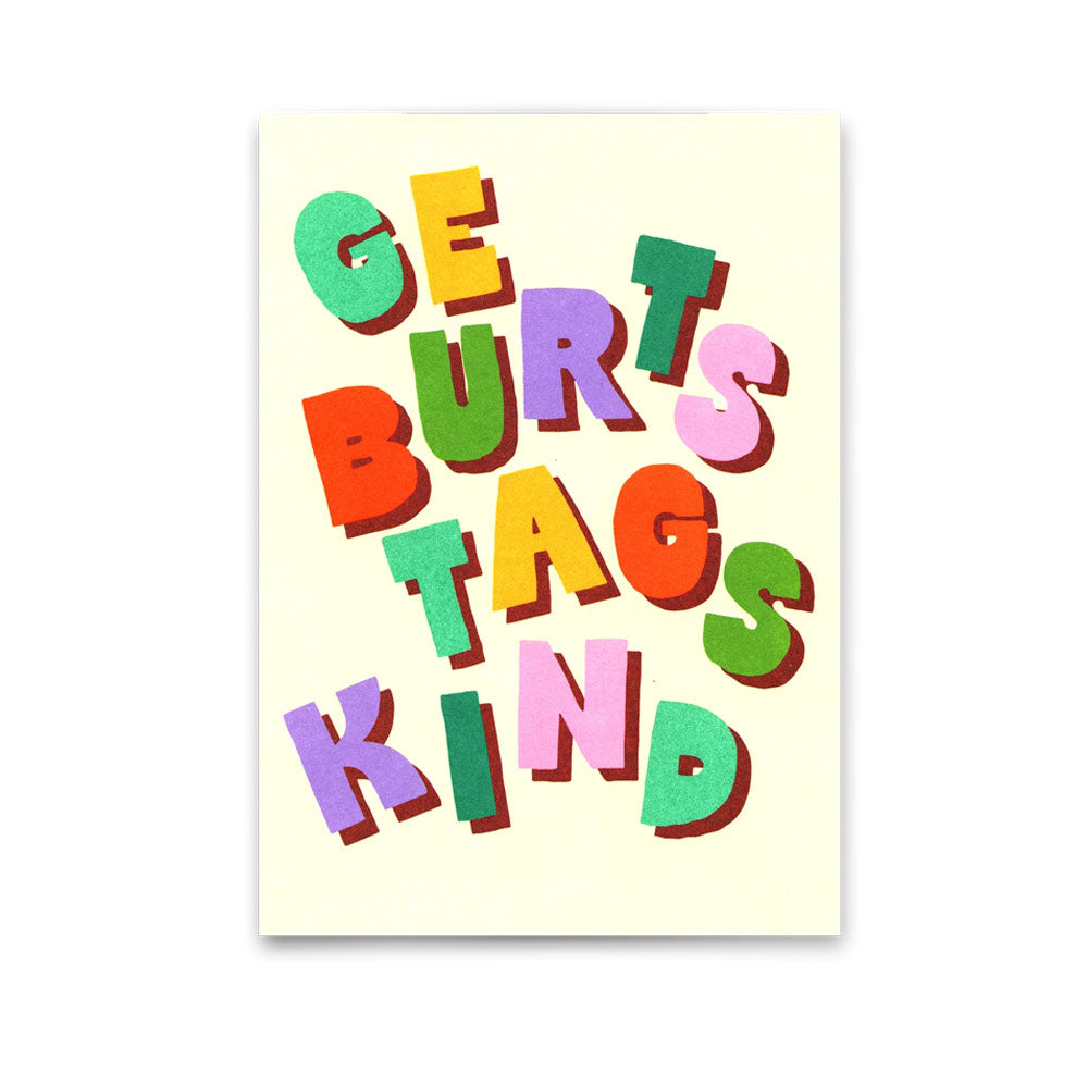 Postkarte Geburtstagskind