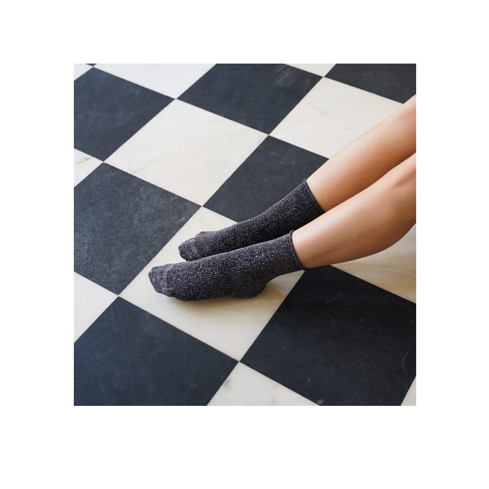 Glitter Socks Grey 36-40