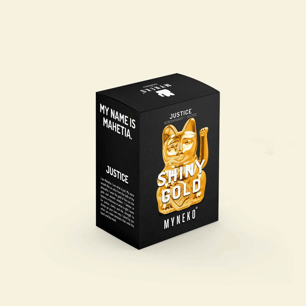 Kleine Winkekatze - Gerechtigkeit, Gold