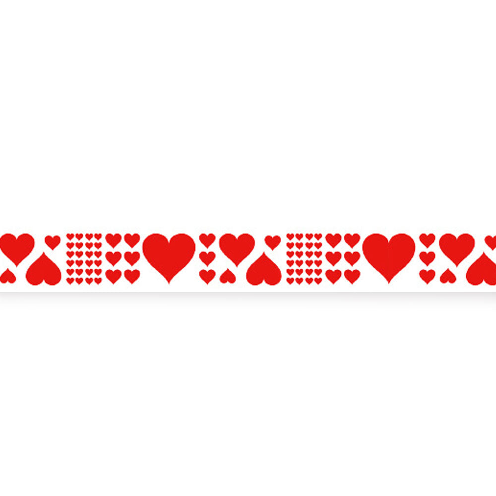 MT Artist Masking Tape Heart red