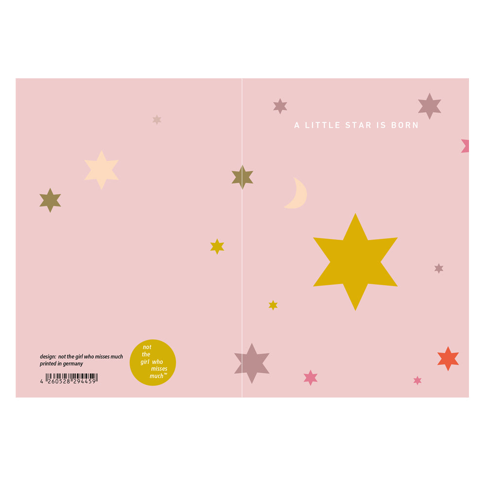 3D Pop-Up Card LITTLE STAR IS BORN