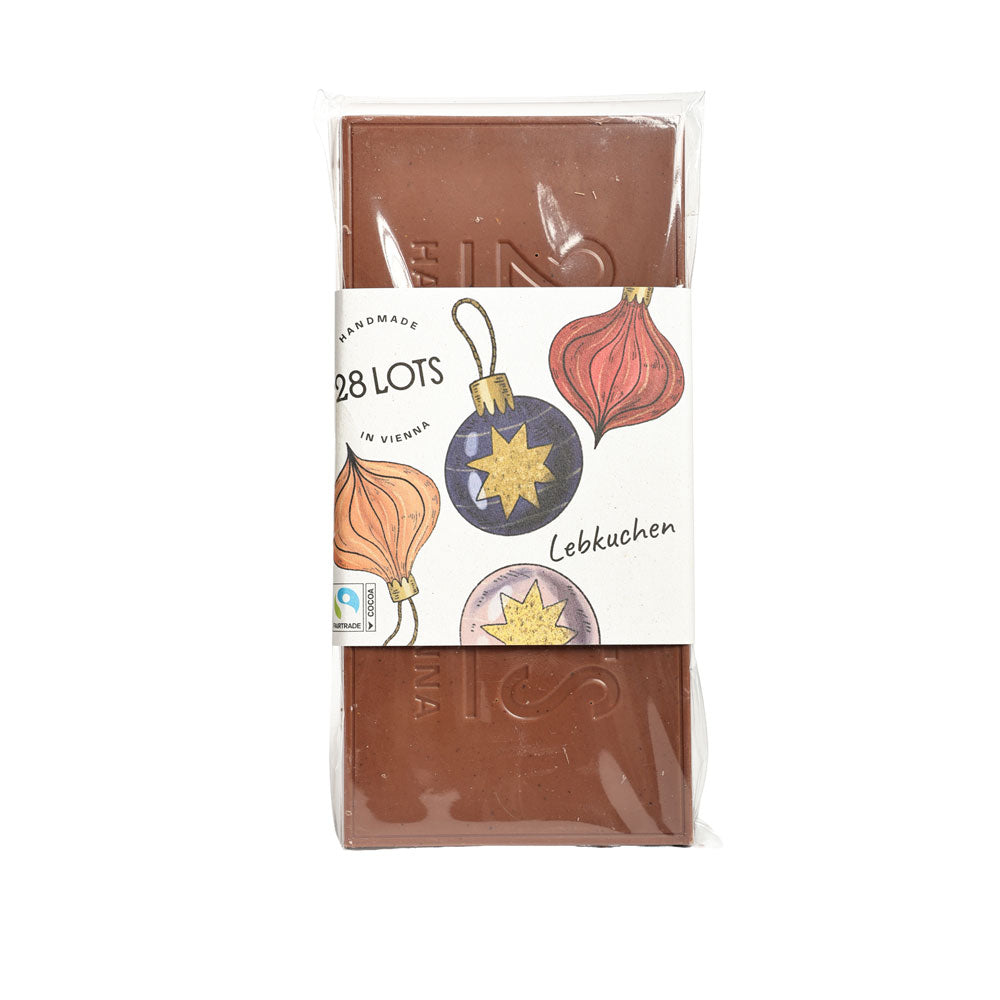 Hand-scooped milk chocolate gingerbread