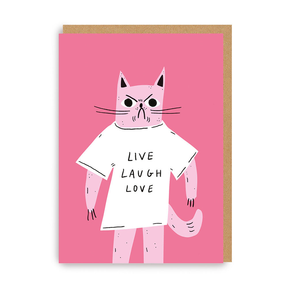 Klappkarte LIVE LAUGH LOVE