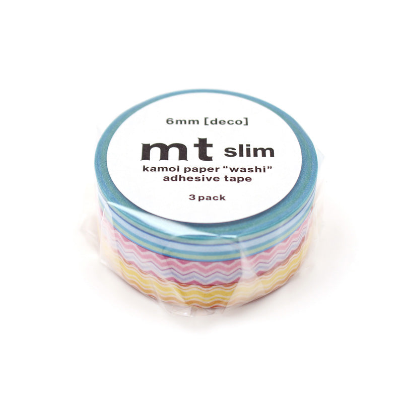 MT Masking Tape Set of 3 Slim Line