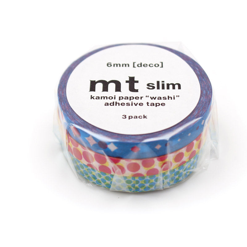 MT Masking Tape 3-Piece Set SLIM Moire