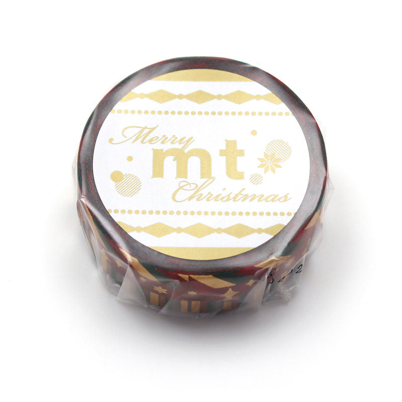 MT Masking Christmas Tape High Brightness Happy Color Pattern