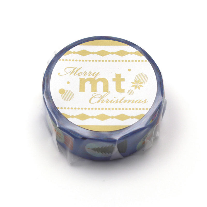 MT Masking Christmas Tape Snow Globe Christmas