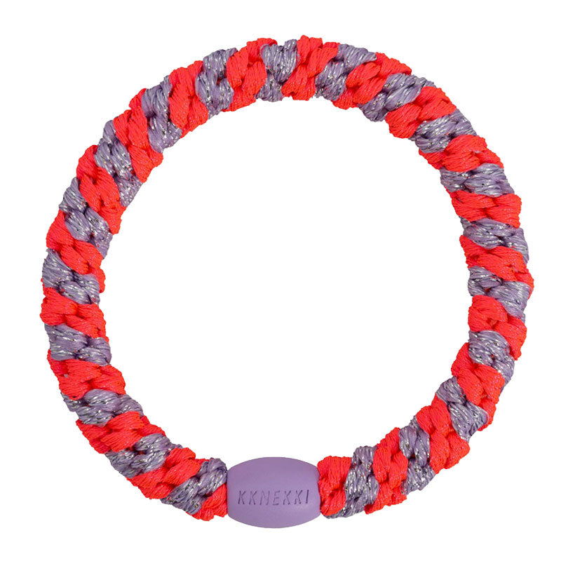 KKNEKKI Stripe lilac neon pink