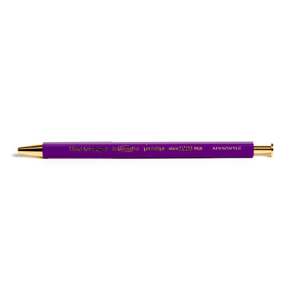 Time for Paper Gel Ball Pen Dark Purple