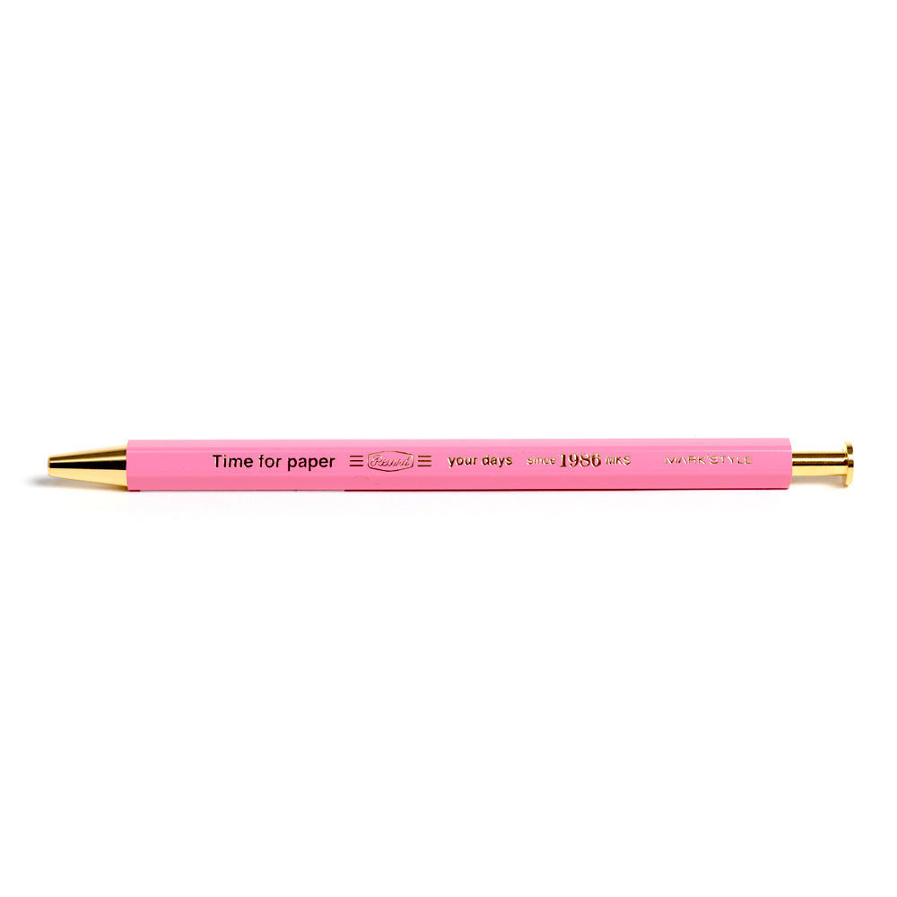 Time for Paper Gel Ball Pen Cherry Pink