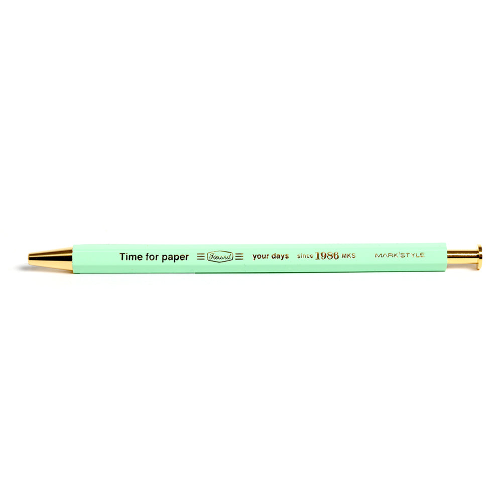 Time for Paper Gel Ball Pen Mint