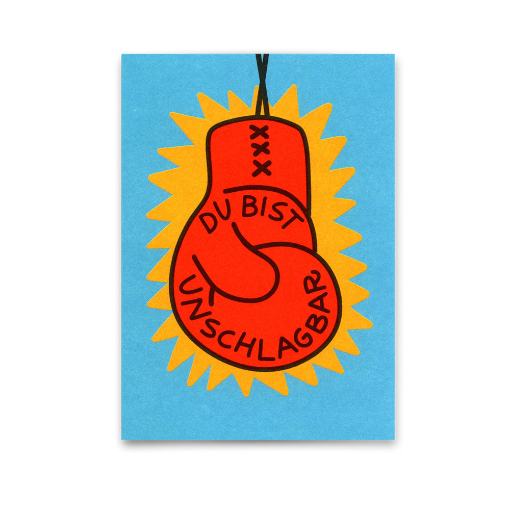 Postkarte Unschlagbar