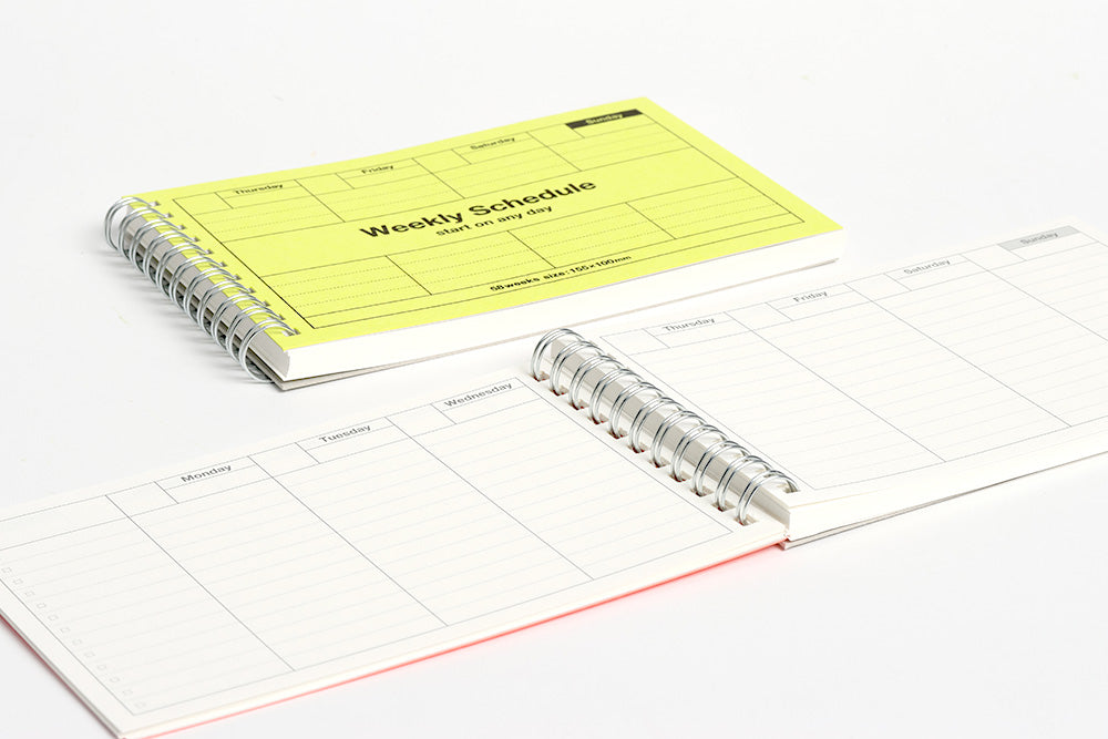 Dayfree Schedule Neon Apricot