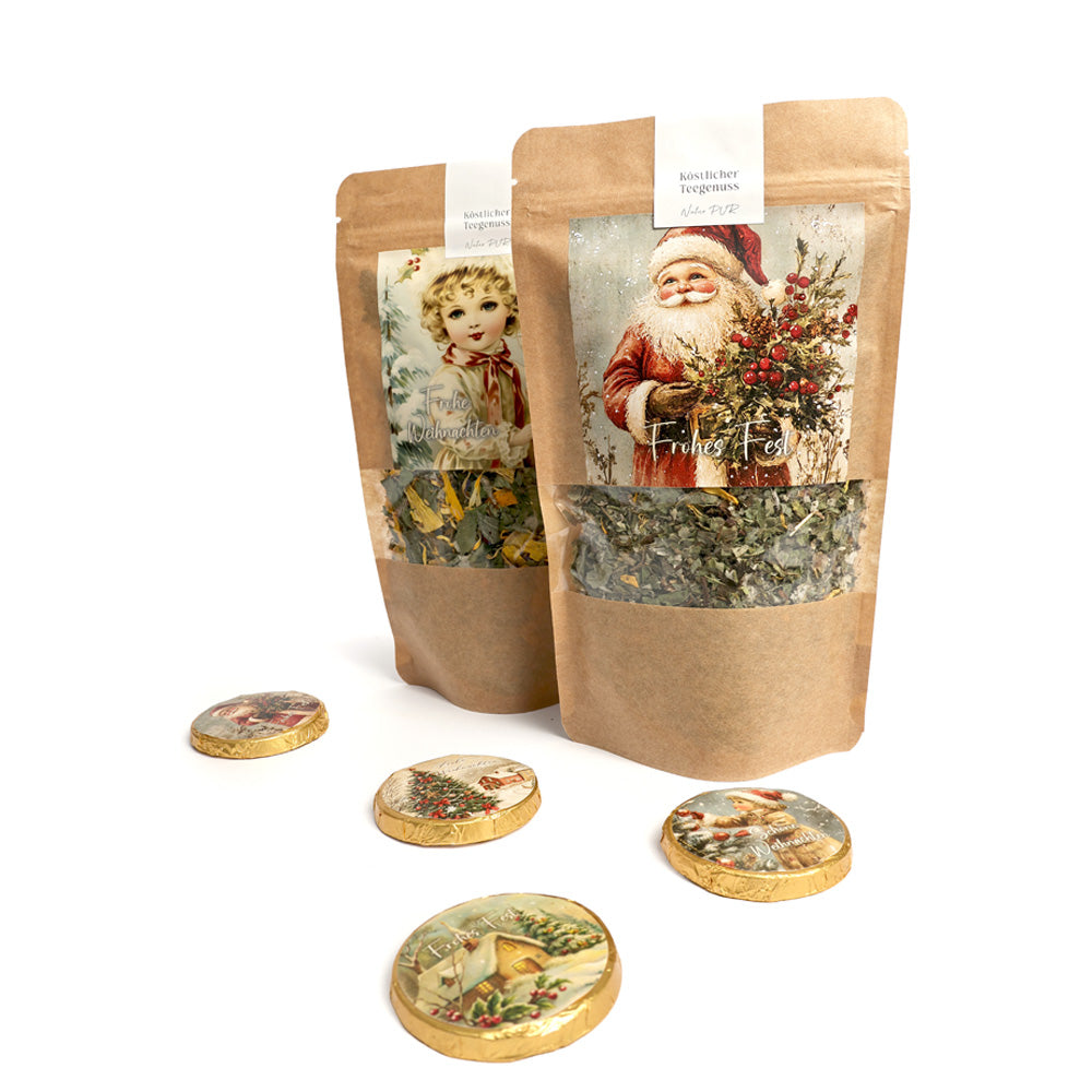 Kräutertee Weihnachtsmann Frohes Fest