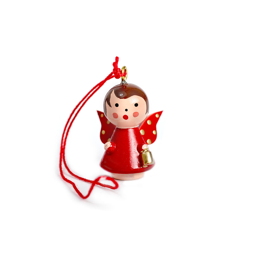Small Red Angel with Lantern
