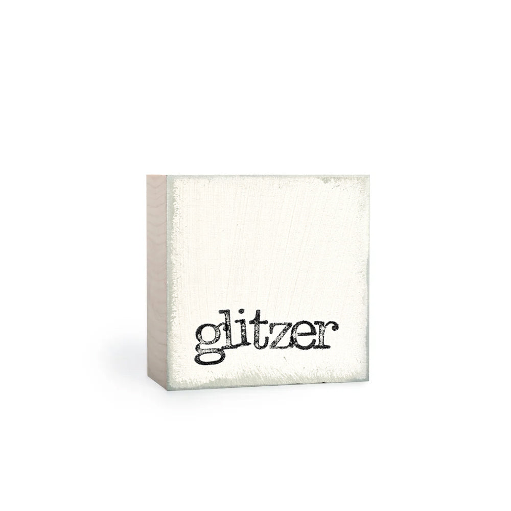 Glitzer, Textbaustein