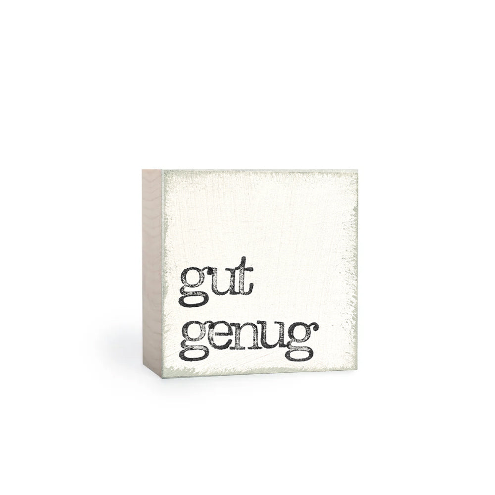 Gut genug, Textbaustein
