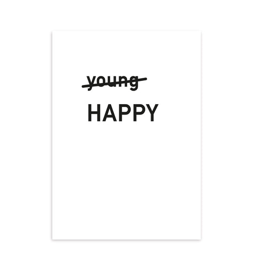 Postcard Young / Happy