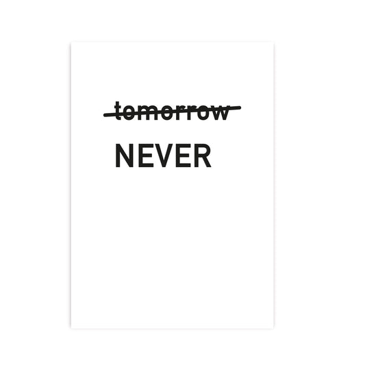 Postcard Tomorrow / Never