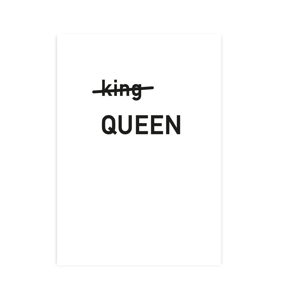 Postkarte King / Queen