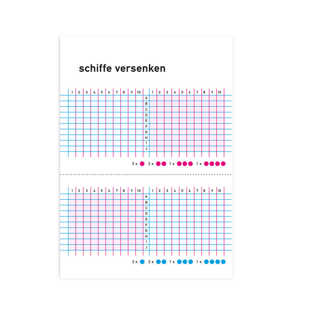 Postkarte Schiffe versenken