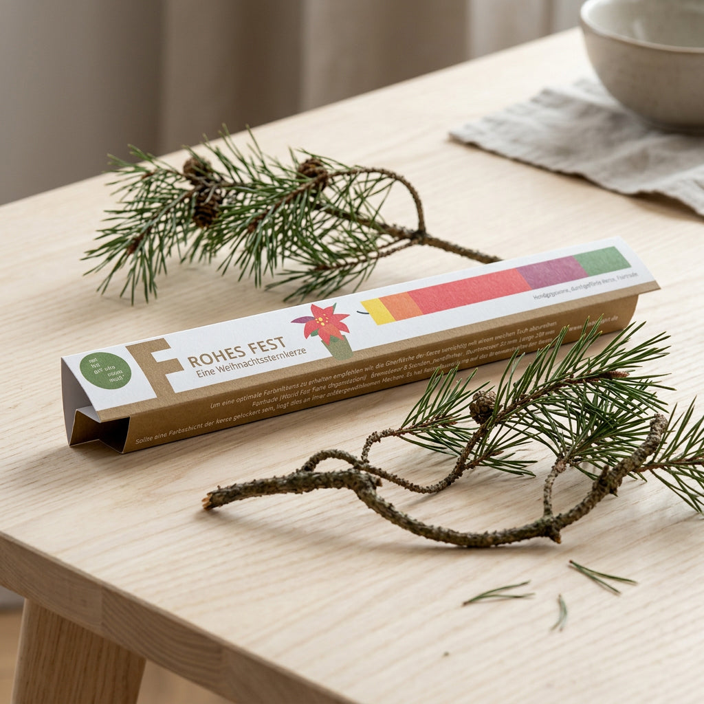 WEIHNACHTSSTERN Kerze