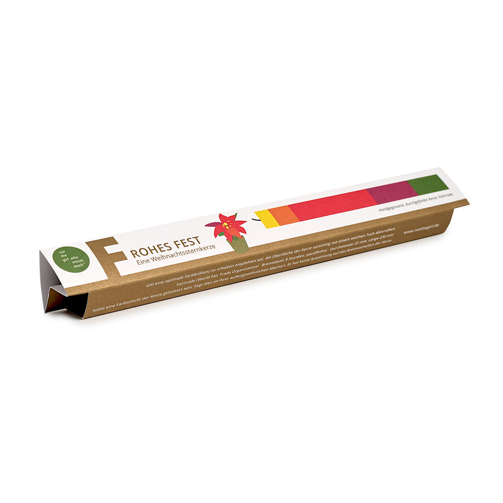 WEIHNACHTSSTERN Kerze