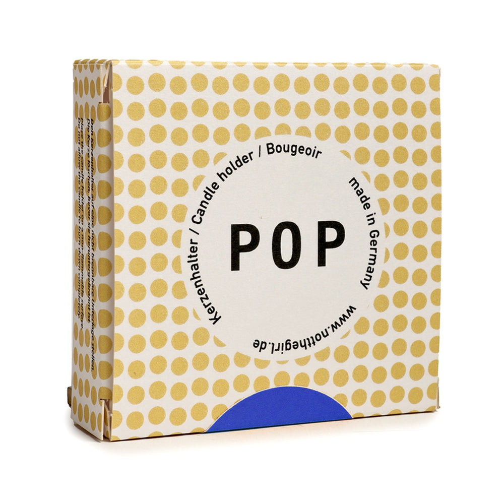 Kerzenhalter POP Signalblau
