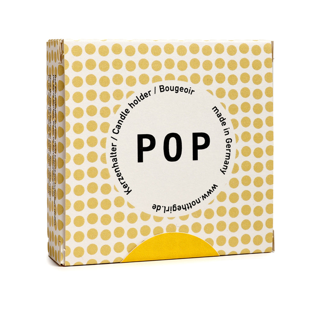 Kerzenhalter POP Sonnengelb