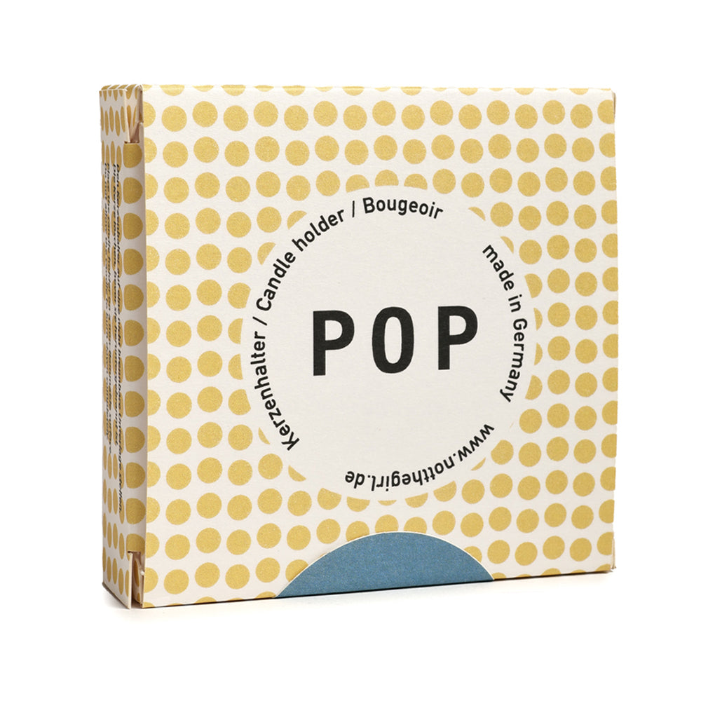 Kerzenhalter POP Graublau